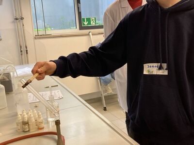 Die Chemie-Kurse der Gesamtschule Höhscheid im Schülerlabor