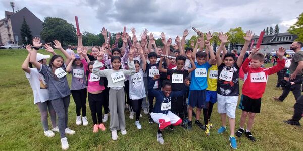 Gesamtschule Höhscheid beim Klingenlauf