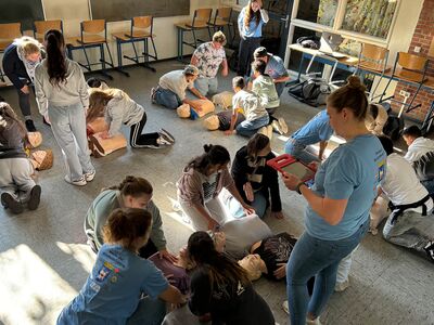 Die Gesamtschule Höhscheid nimmt an der Woche der Wiederbelebung teil