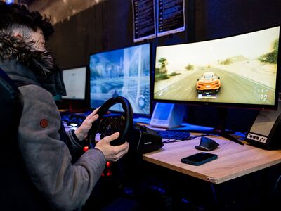Schüler der Gesamtschule Höhscheid bei der E-Sport-Convention