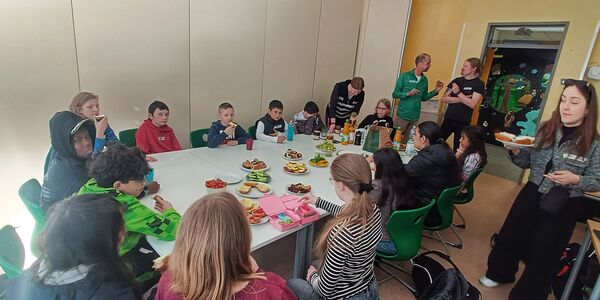 Begrüßung neue Kinder an der Gesamtschule Höhscheid