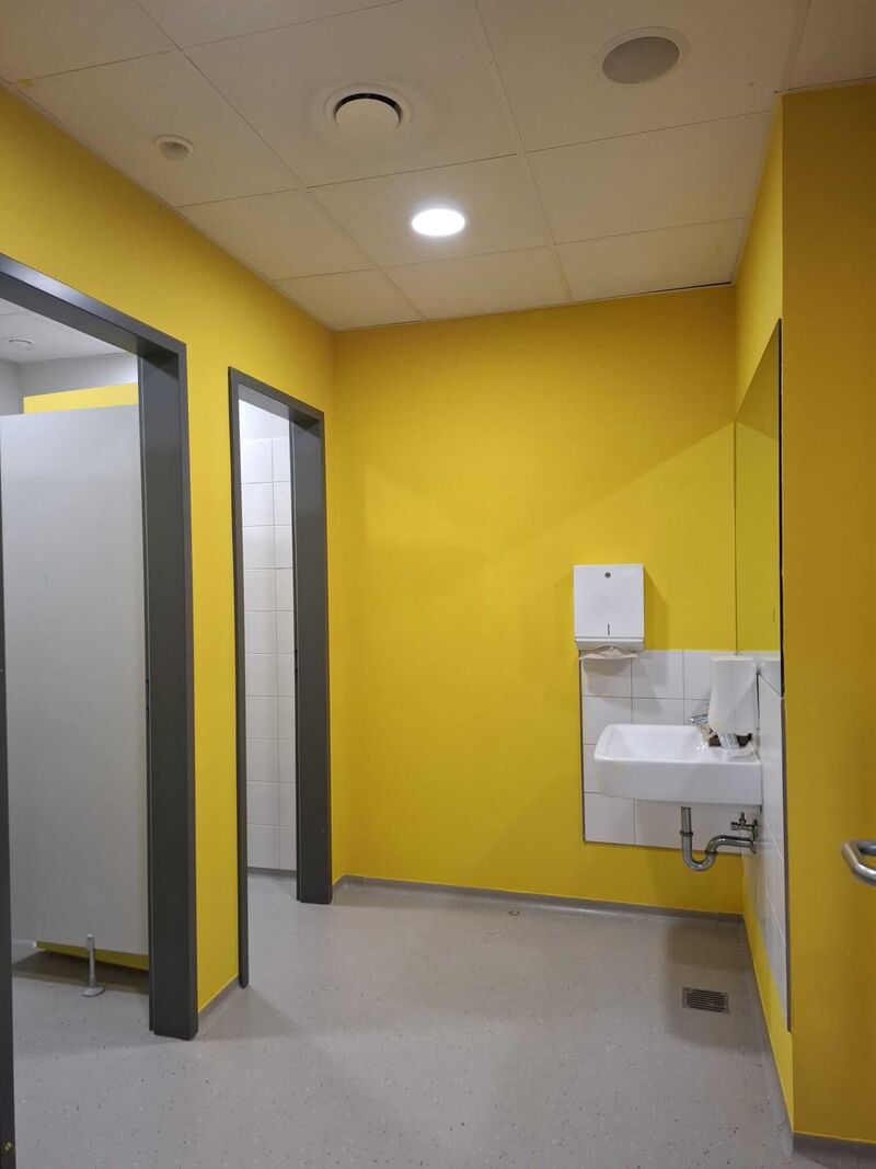 renovierte Toiletten