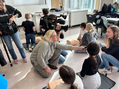 Erstellung eines Films der Lebensretter an der GEH